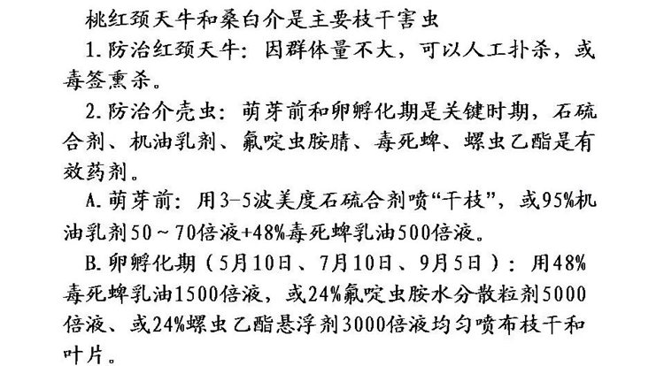 果树病害防治技术